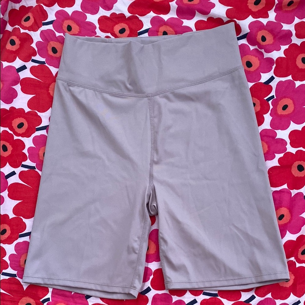 Madewell MWL Lavender High Waisted Bike Shorts NWOT
